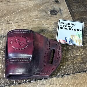 Gary C's Leather OWB Belt HOLSTER For Handgun Pistol Libby Montana